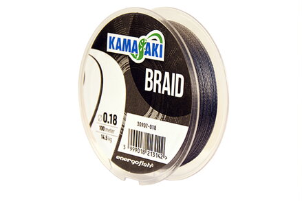KAMASAKI BRAID GREY PLETENÁ ŠNÚRA 100M