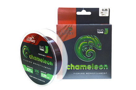 CARP EXPERT CHAMELEON SHINY DARK GREEN MONOFIL VLASEC 300M, 600M