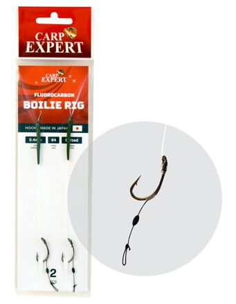 CARP EXPERT FLUOROCARBON BOILIE RIG NÁVÄZEC 2KS/BALENIE