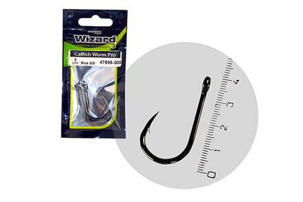 WIZARD CATFISH WORM PRO BRAZED HÁČIK NA LOV SUMCU