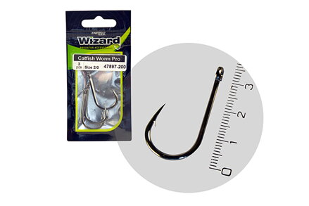 WIZARD CATFISH WORM PRO HÁČIK NA LOV SUMCU