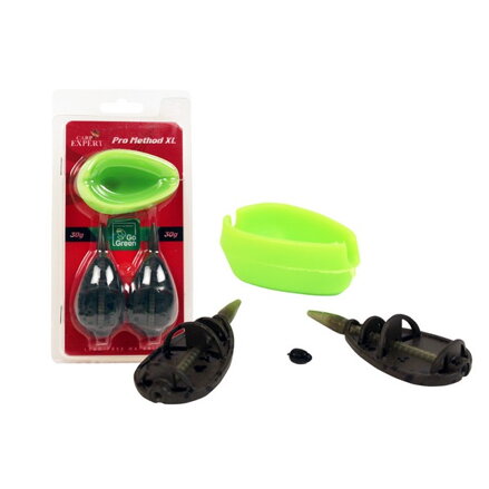 CARP EXPERT PRO METHOD XL KRMÍTKO S PLNIČKOU GO GREEN