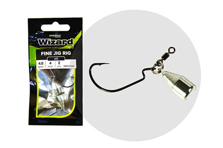 WIZARD FINE JIG RIG OFFSETOVÁ MONTÁŽ