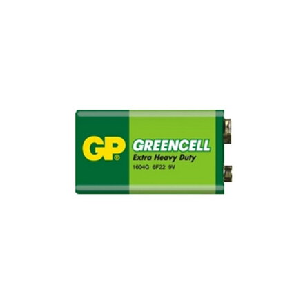 GP BATÉRIE GREENCELL 9V (B1250,GP1604G-S1)