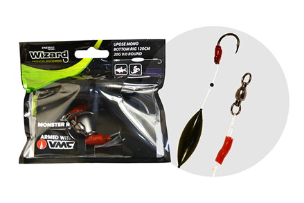 WIZARD MONSTER UPOSE MONO BOTTOM RIG SUMCOVÝ NÁVÄZEC