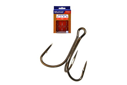 MUSTAD IN-LINE TRIPLE GRIP® TITAN STEEL TROJHÁČIK