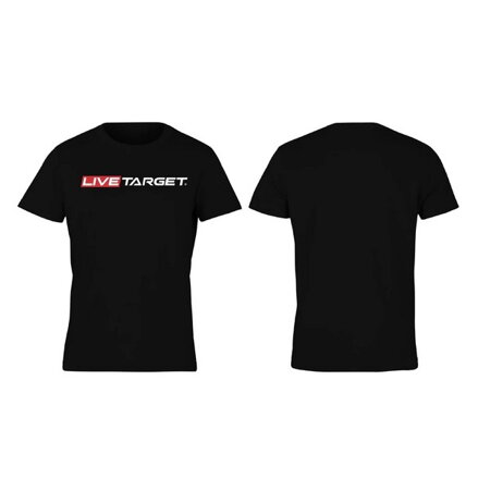 LIVETARGET BLACK BRAND BAVLNENÉ TRIČKO