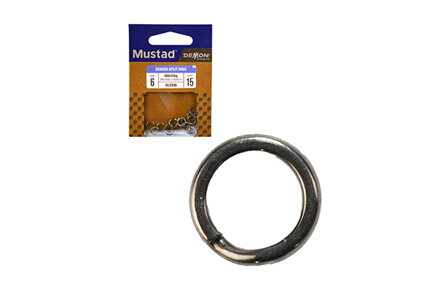 MUSTAD NEREZOVÝ POWER SPLIT RING KRÚŽOK