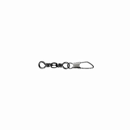 MUSTAD BARREL SWIVEL WITH SAFETY SNAP OTOČNÝ KĹB S BEZPEČNOSTNOU KARABÍNKOU