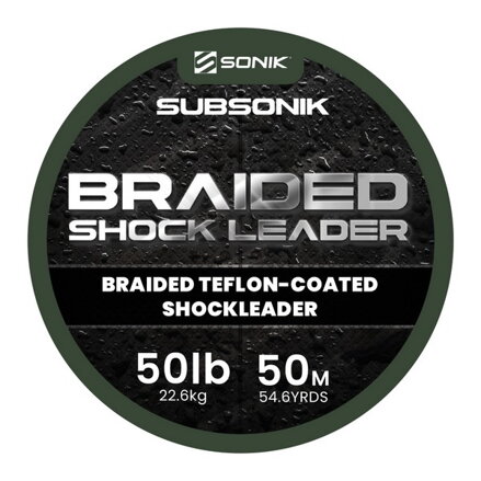 SONIK BRAIDED SHOCK LEADER 50LB 100M