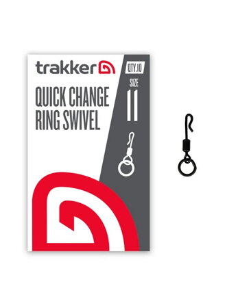 Trakker Obratlík s krúžkom Quick Change Ring Swivel - size 11
