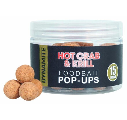 Dynamite Baits Pop-Ups Hot Crab & Krill 15 mm