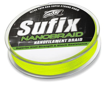 Sufix Nano Braid 100 m jasne žltá