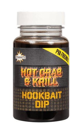 Dynamite Baits Hookbait Dip Hot Crab & Krill 100ml