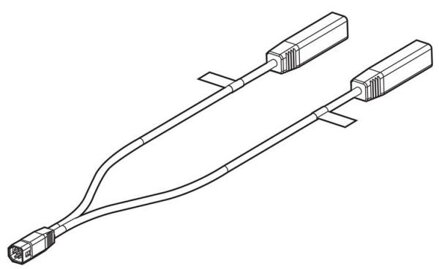 Humminbird kábel rozdvojovací 9 M SIDB Y 9-Pin Side Imaging Dual Beam Splitter Cable