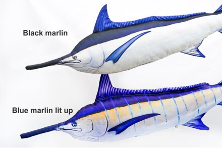 Dekoračný vankúš  - Black marlin 118 cm