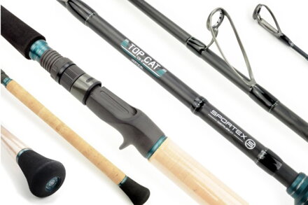 Sumcové prúty SPORTEX Top Cat CS-2 Vertical Baitcast 2-diel 192cm/100-