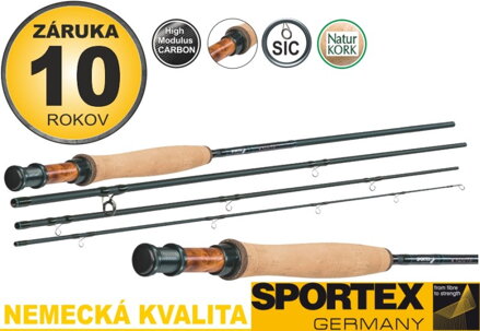 Muškárske prúty SPORTEX Kyanite Fly 4-diel