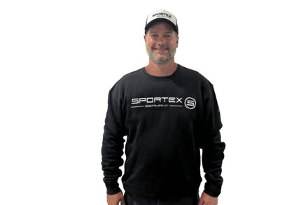 Rybárska mikina s logom Sweat Shirt čierna