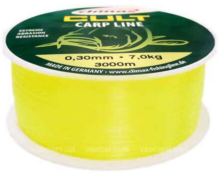 Climax silon CULT Carpline fluo-žltý 3000m