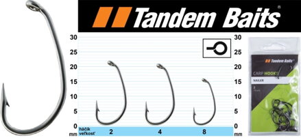 Kaprové rybárske háčiky Nailer - Tandem Baits 10ks