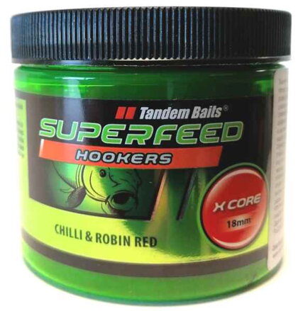 Boilies SuperFeed X Core 18mm/120g Chilli & Robin Red