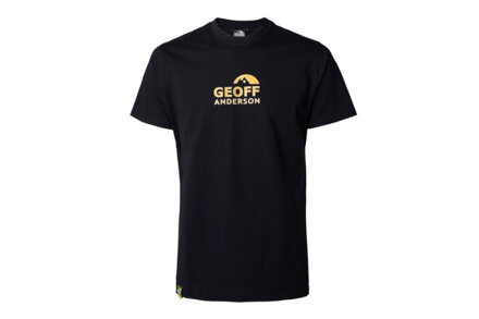 Tričko Organic Tee čierne s oranžovým logom
