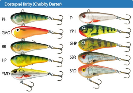 Salmo rybarske voblery chubby darter CD3