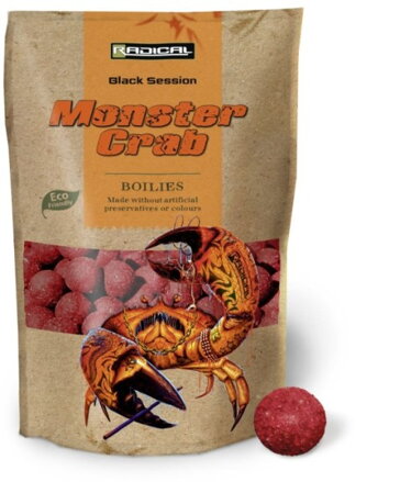 Kaprové boilies Radical Monster Crab Boilie 1kg