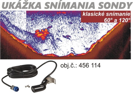 HST-WSBL duálna sonda 60°-120°, (83/200kHz)