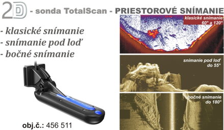 LOWRANCE TotalScan™ sonda Chirp/DSI/priestorové sníman
