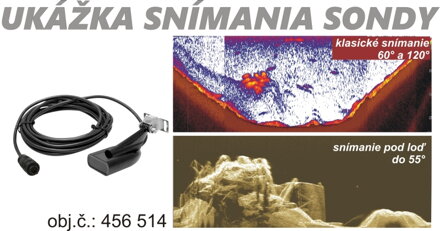 Sonda HDI/Chirp MED/HIGH jazerá 60°/120° a 30°/55°