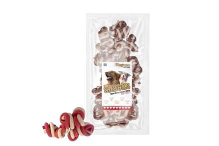 Pre psov Jerky uzlík RED/WHITE 25ks