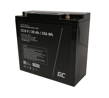 GC Lítiový akumulátor LiFePO4 20Ah 12.8V