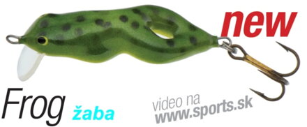 Lovec Frog/žaba 3 cm -plávajúci