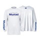 MUSTAD LIGHT GREY BRAND LONGSLEEVE UV - REPREVE+SPANDEX TRIČKO