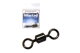 MUSTAD ROTAČNÝ OBRATLÍK S OKRÚHLYM OČKOM BLACK NICKEL
