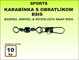 Karabínka s obratlíkom BSIS - 10ks v balení