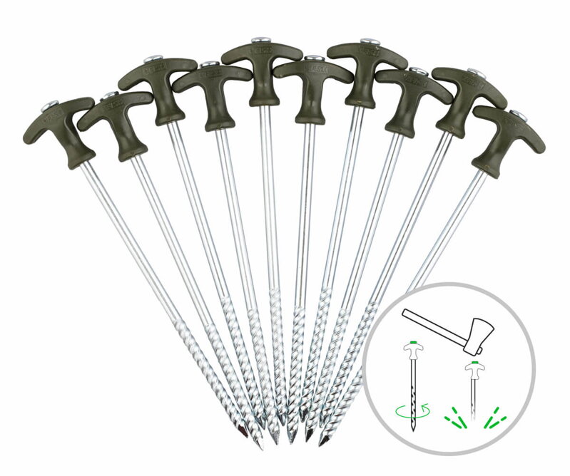 ZFISH Kolíky Bivvy Peg Set 20cm/10ks ZFISH Kolíky Bivvy Peg Set 20cm/10ks