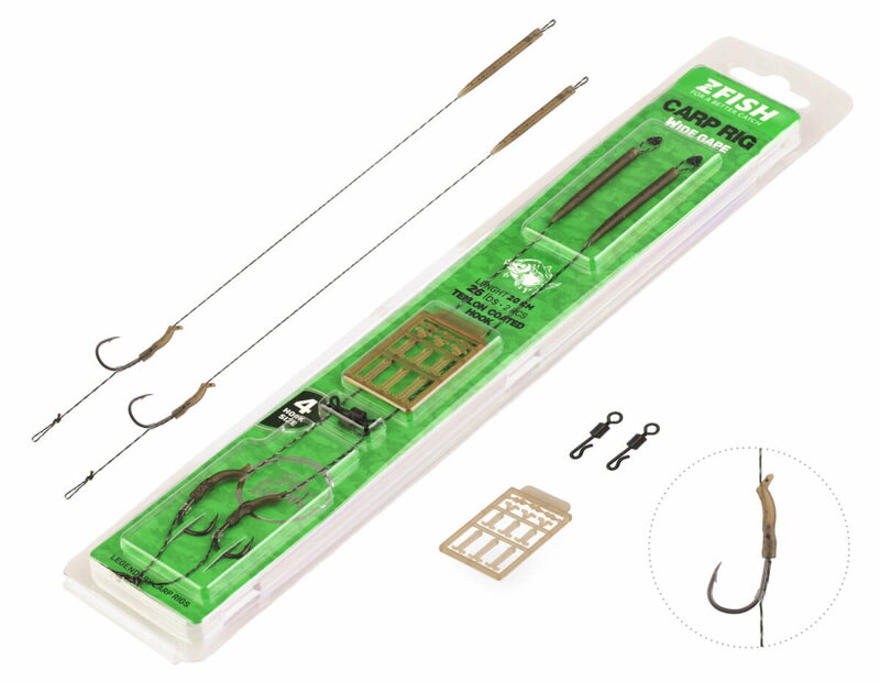 ZFISH Návazec Wide Gape Carp Rig ZFISH Návazec Wide Gape Carp Rig