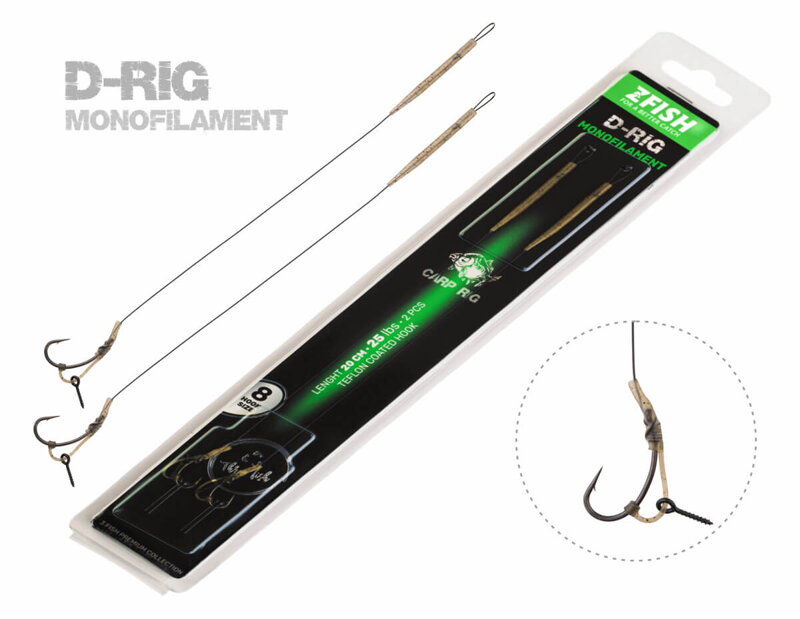 ZFISH Návazec Monofilament D-Rig ZFISH Návazec Monofilament D-Rig