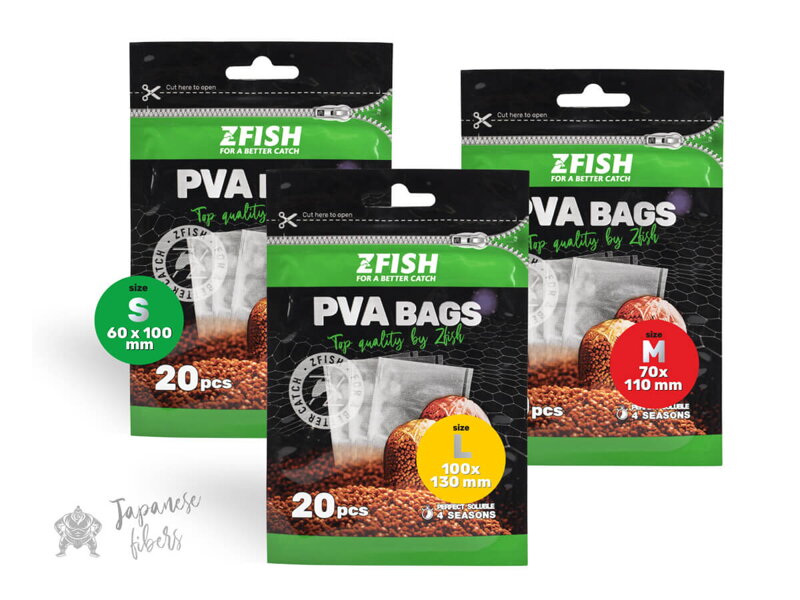 ZFISH PVA Sáčky s Rohy PVA Bags (20ks) ZFISH PVA Sáčky s Rohy PVA Bags (20ks)