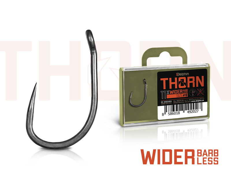 Delphin THORN Wider BarbLESS 11x - #8 Delphin THORN Wider BarbLESS 11x - #8