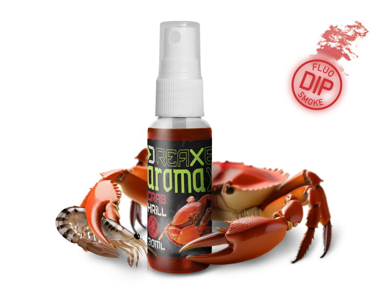 Dipovací sprej Delphin AromaX/30ml - Krab-Krill/červený Dipovací sprej Delphin AromaX/30ml - Krab-Krill/červený