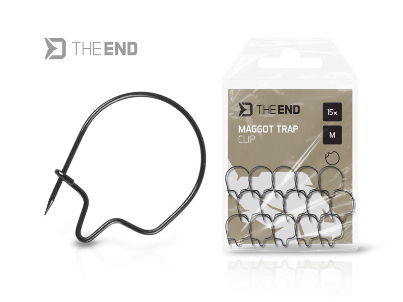 Klip na červy Delphin TheEND Maggot Trap / 15ks - M