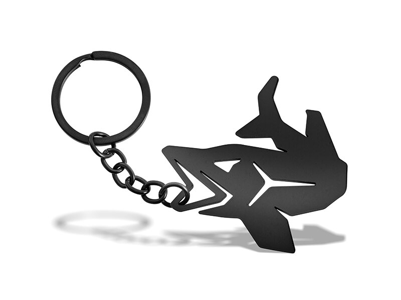 Kľúčenka s otváračom na fľaše Delphin PIKENER - čierna