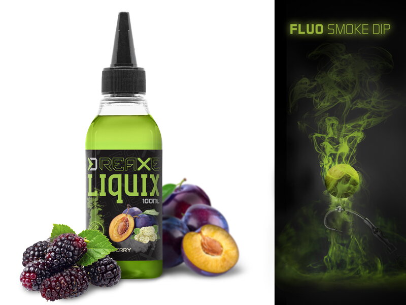 Fluo dip D SNAX LiquiX / 100ml - Slivka-Moruša