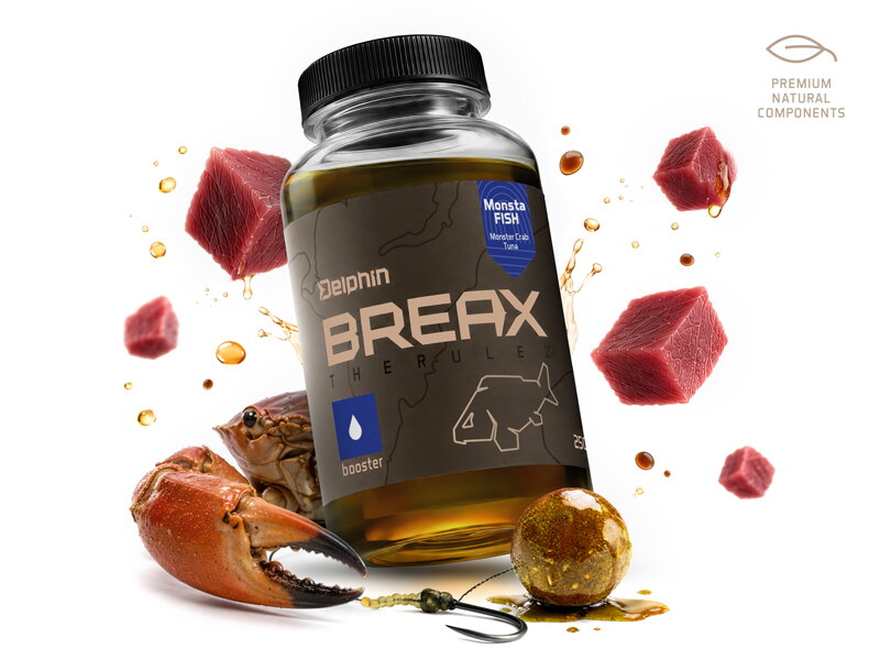 Booster Delphin BreaX/MonstaFISH - Monster Krab-Tuniak/250ml