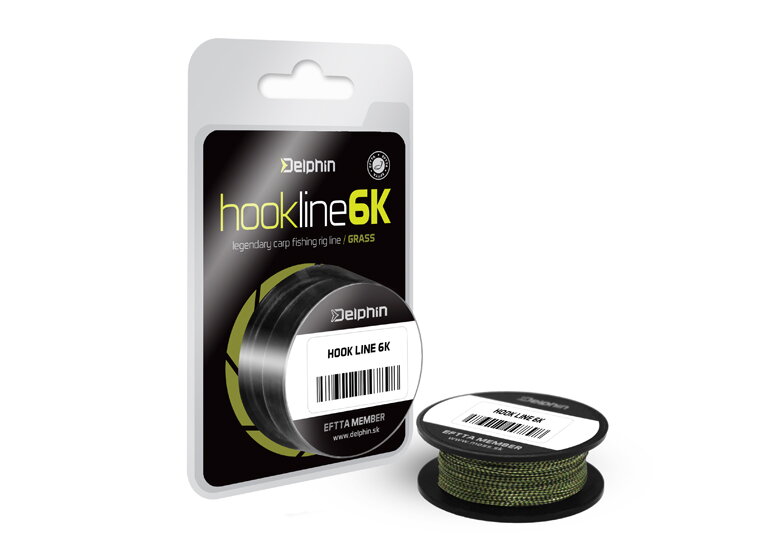 Delphin HOOKLINE 6K grass 20m - 35lbs Delphin HOOKLINE 6K grass 20m - 35lbs
