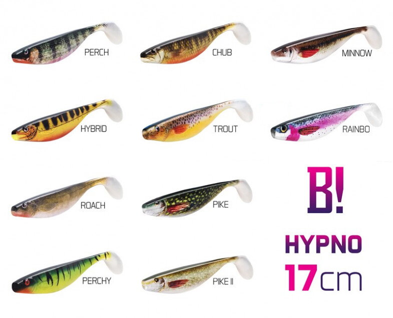 Umelá nástraha BOMB! HYPNO / 2ks - 17cm/3D TROUT